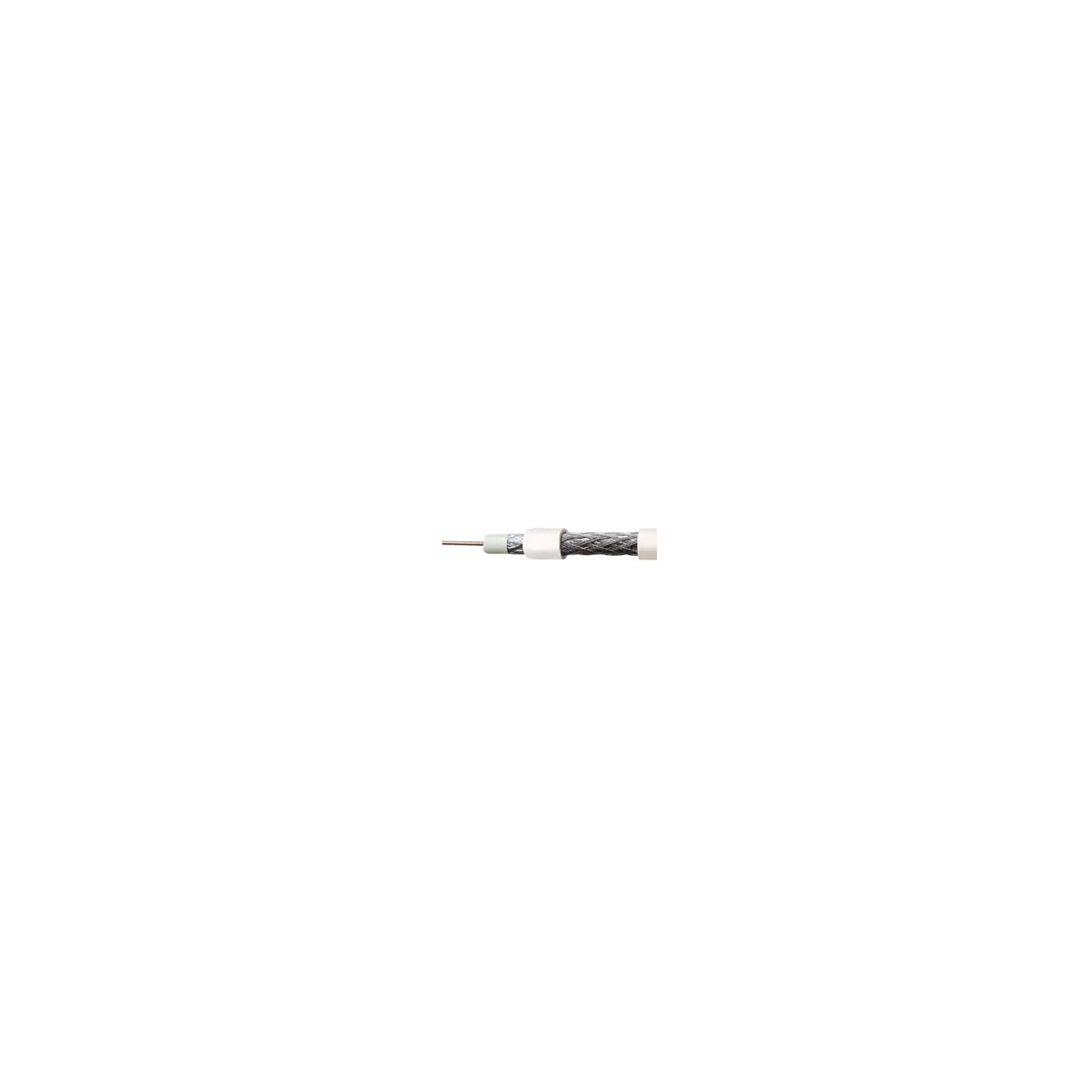 CABO COAXIAL 75 OHMS RGC 59 - 40 % BRANCO-