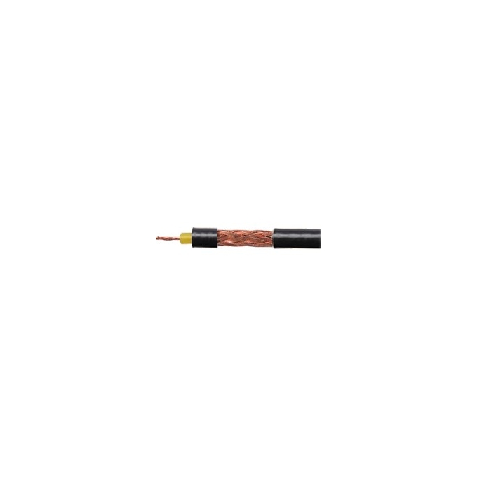 CABO COAXIAL 75 OHMS 4MM FINO (PRETO)-