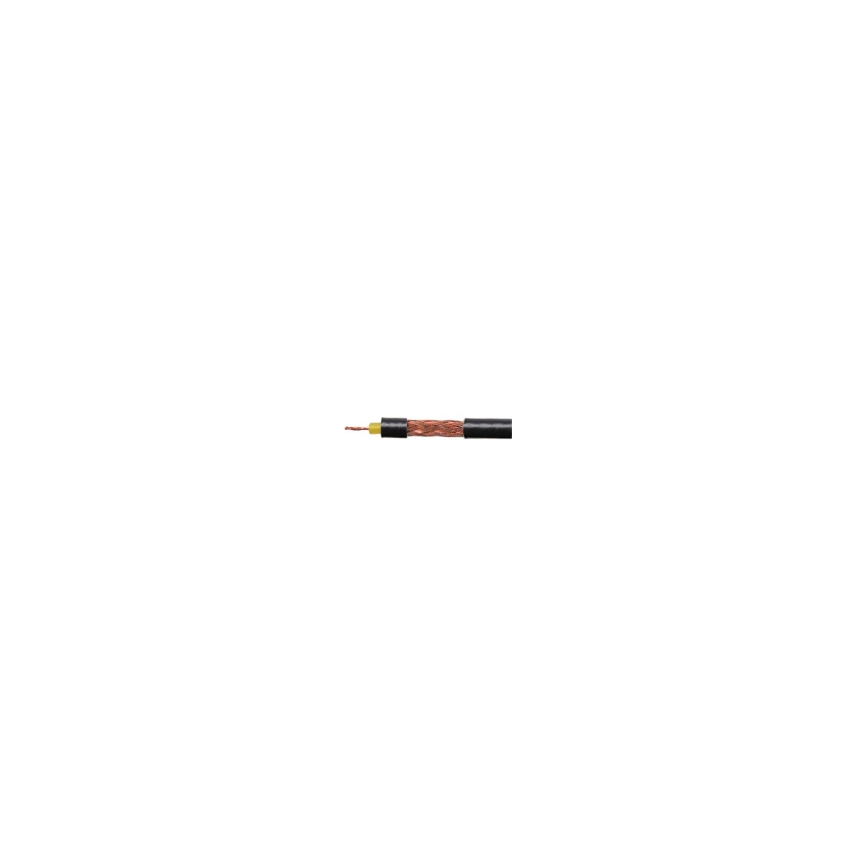 CABO COAXIAL 75 OHMS 4MM FINO (PRETO)-