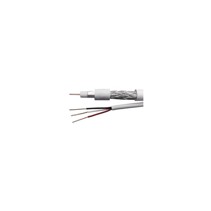 CABO COAXIAL 75 OHMS RGC 59 + 3X26 (PARABOLICA)-