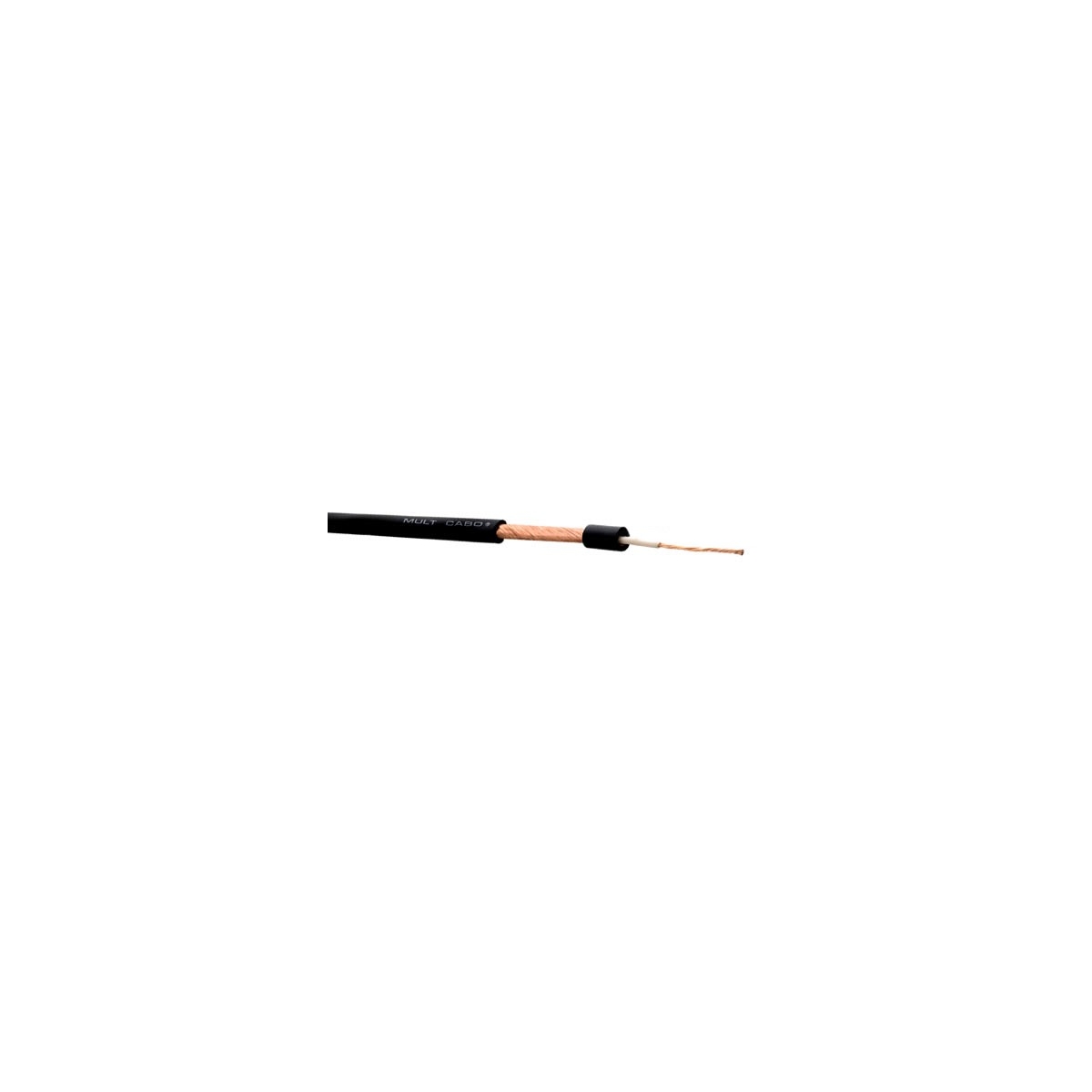 CABO MICROFONE MONO 20 AWG (0,50MM) PT - MULT CABO-