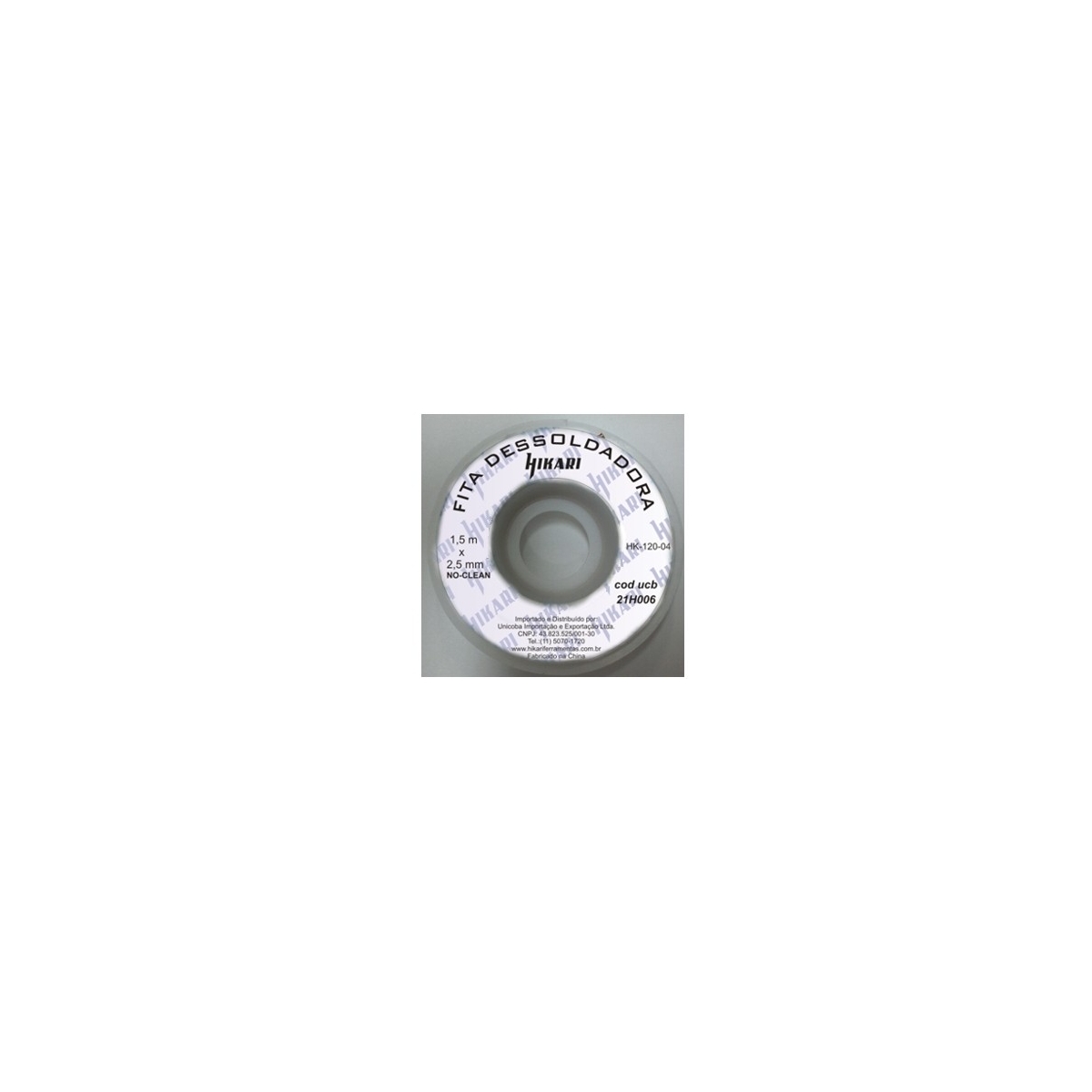 HIKARI - FITA DESSOLDADORA HK-120-04 - 2.5MM X 1.5M-