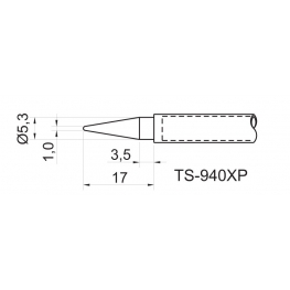TOYO - PONTA CON. P/EST. DE SOLDA TS 940 XP       