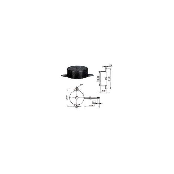 BUZZER P.ELETRICO 1,5A 30 VDC - PK-21N30W