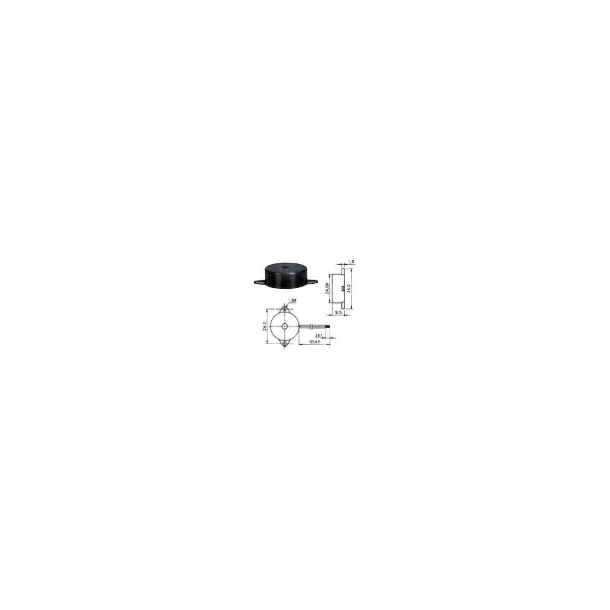 BUZZER P.ELETRICO 1,5A 30 VDC - PK-21N30W