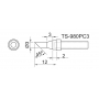 TOYO - PONTA CON. P/EST. DE SOLDA TS 980PC 3      