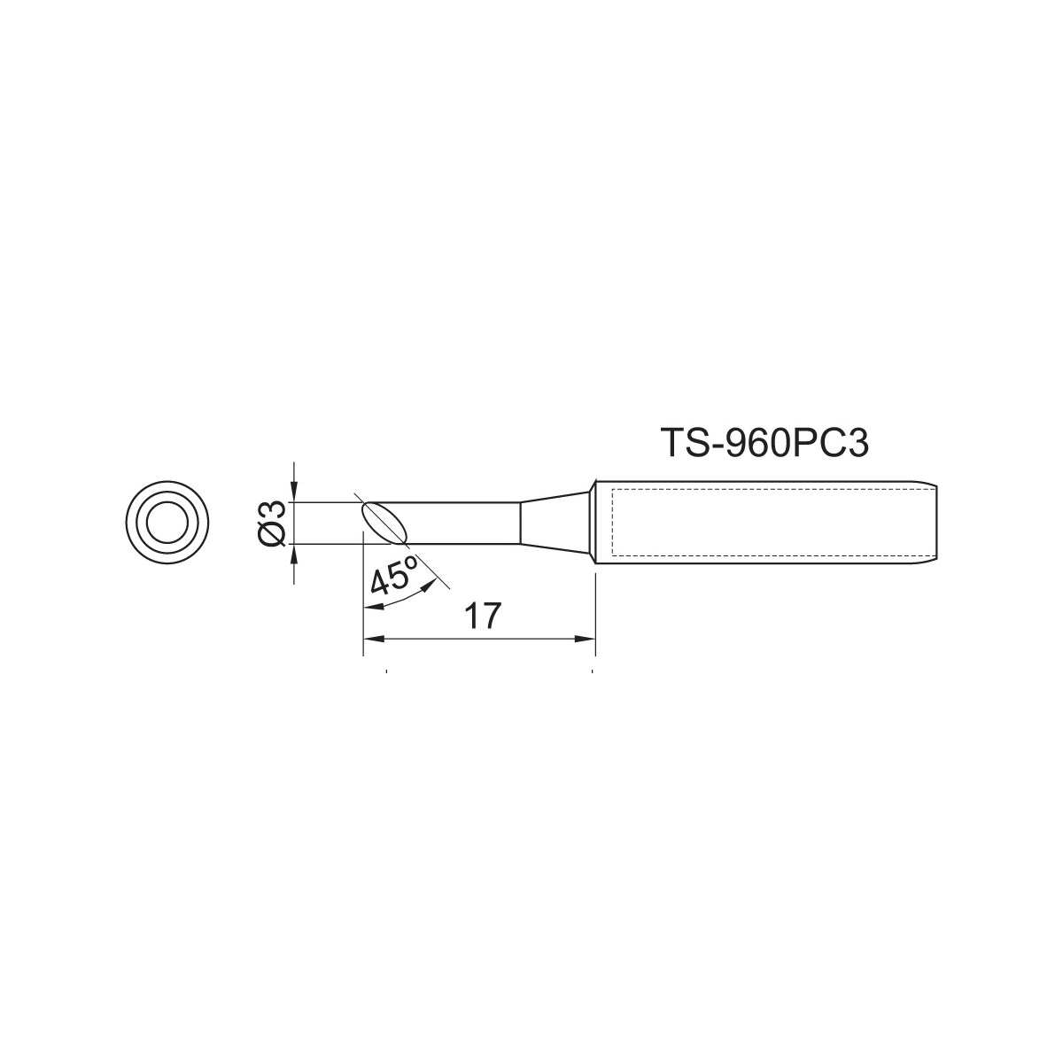 TOYO - PONTA CON. P/EST. DE SOLDA TS 960PC 3      