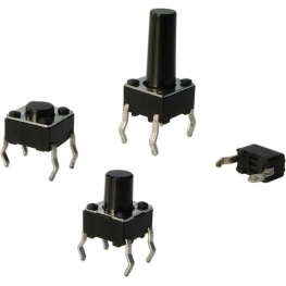 CHAVE TACTIL A 06 - 4,3 - ( 6 X 6 X 4,3 ) METALTEX