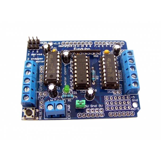 ARDUINO - SHIELD - DRIVER L293 P/ MOTORES