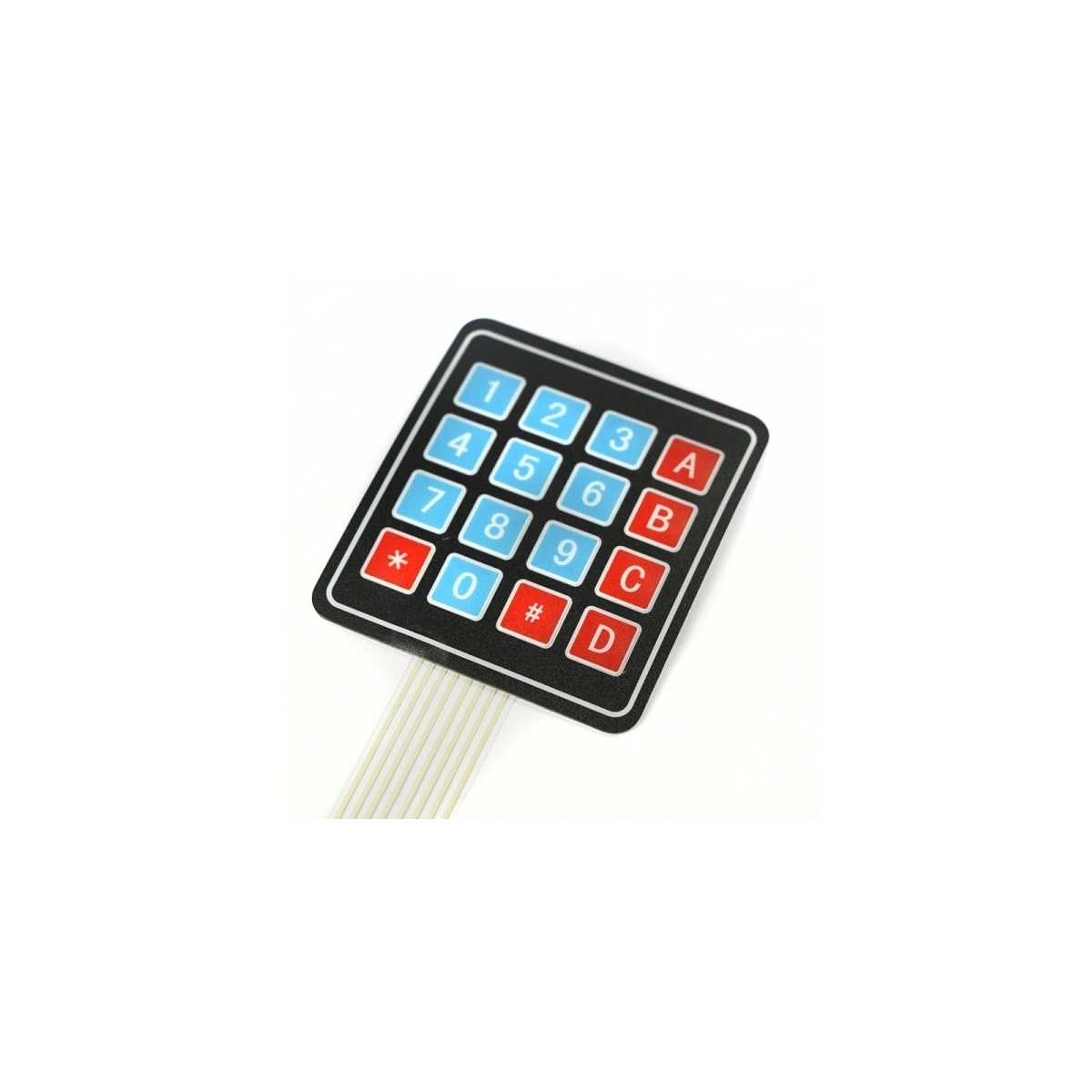 ARDUINO - ACESSORIO - TECLADO MEMBRANA MATRICIAL 4X4 - 16 TECLAS