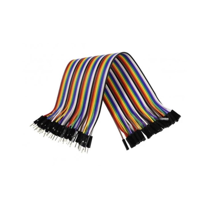 CABO JUMPER - MACHO/FEMEA - 20CM C/ 40 VIAS