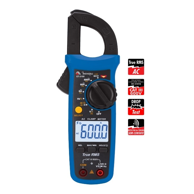 ALICATE AMPERIMETRO - ET 3155