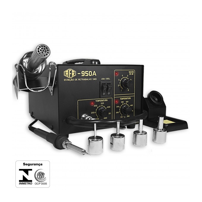 ESTACAO DE RETRAB./SOLDA MAX 950A - 127V ANALOG