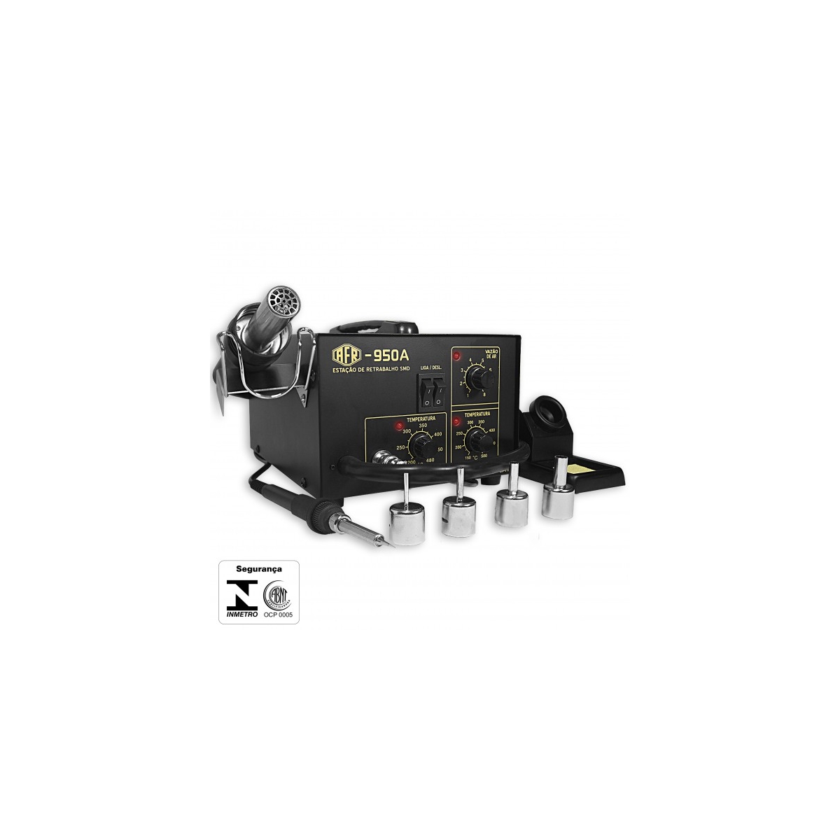 ESTACAO DE RETRAB./SOLDA MAX 950A - 127V ANALOG