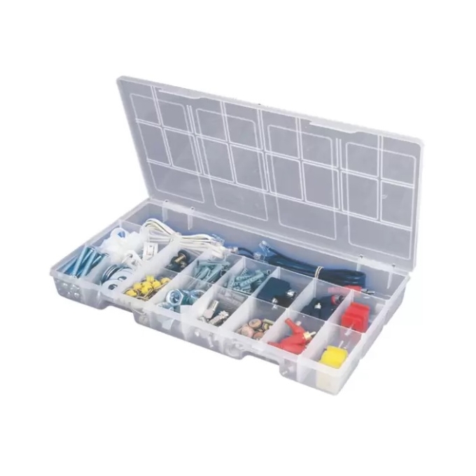 CAIXA ORGANIZADORA - REF. 119 ( 33,5 X 19,5 X 4,5CM ) - TRANSPARENTE