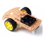 ARDUINO - CHASSIS P/ CARRO RET. (2 MOTORES 2 RODAS 1 PLATAF)