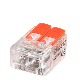 WAGO - EMENDA SIMPLES CMK221-612 - 2 P - TRANSPARENTE