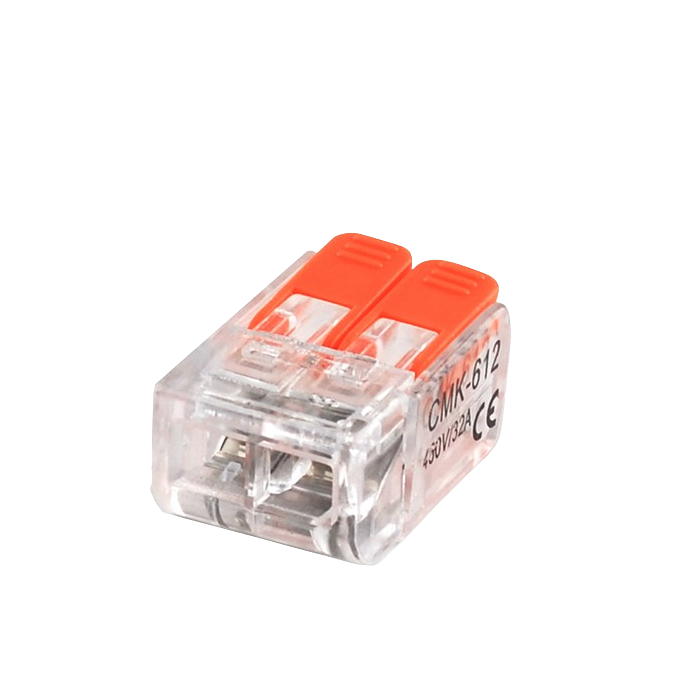 WAGO - EMENDA SIMPLES CMK221-612 - 2 P - TRANSPARENTE