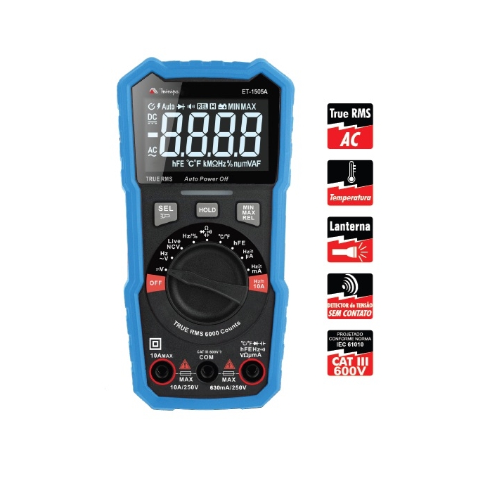 MULTIMETRO DIGITAL  - ET 1505A