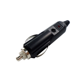 PLUG ACENDEDOR COM FUSIVEL P/AUTO - PLASTICO - COM LED